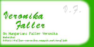 veronika faller business card